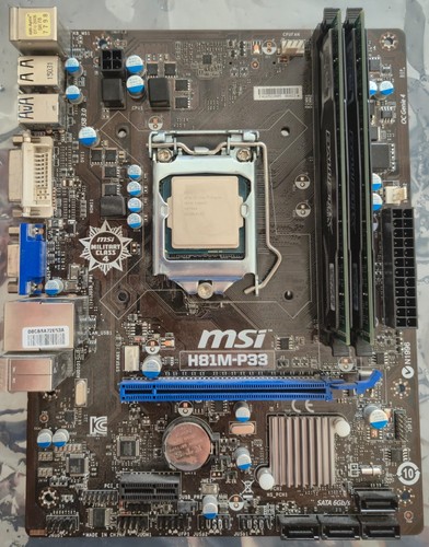 Mainboard cpu ram bundle msi - cpu,