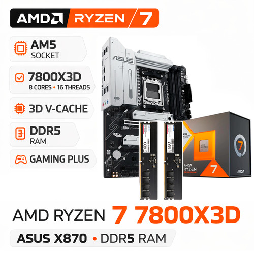 Amd ryzen 7800x3d - ryzen, 32gb