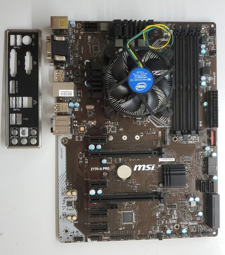 Mainboard bundle msi z170 - mainboard,